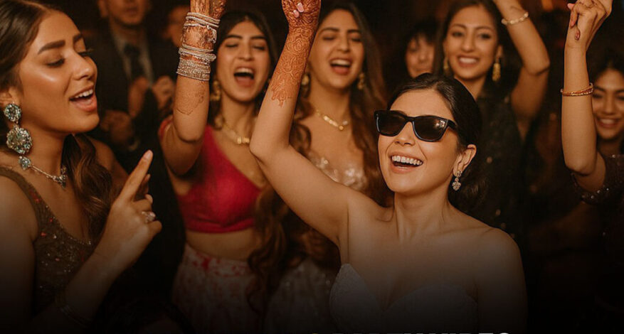People enjoying fake party - a new trend